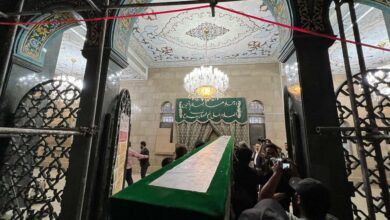 Photo of New holy grille arrives at Lady Zainab Holy Shrine in Syrian capital, Damascus