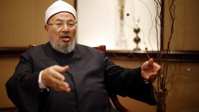 Photo of Youssef Qaradhawi, known as spiritual leader of Muslim Brotherhood, dies in Qatar