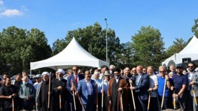 Photo of Cornerstone laying ceremony for new headquarters of Islamic Forum in America 