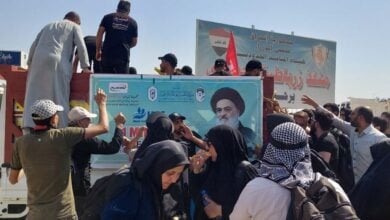 Photo of Organizations affiliated with Shirazi Religious Authority continue to provide services to pilgrims at border crossings