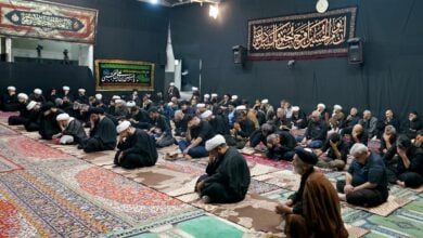 Photo of Believers commemorate the martyrdom anniversary of the Prophet of Islam, peace be upon him and his family, in the house of Grand Ayatollah Shirazi