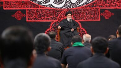 Photo of Grand Ayatollah Shirazi stresses on addressing obstacles facing Arbaeen Pilgrimage