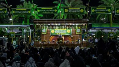 Photo of Karbala: Celebration at Bein al-Haramein on the birth anniversary of the Holy Prophet and Imam al-Sadiq (peace be upon them)