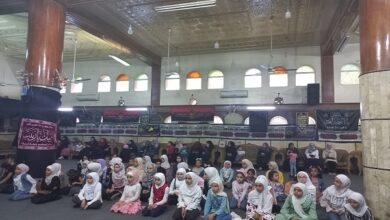 Photo of Quranic session held at Lady Zainab Holy Shrine   