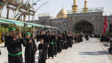 Photo of Mourning processions in holy Karbala on martyrdom of Imam Al-Askary, peace be upon him