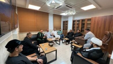 Photo of Imam Hussein Media Group receives delegation of al-Shaaer TV Group