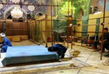 Photo of Dismantling work on Sayyeda Ruqayya’s holy grille started 