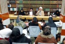 Photo of Representative of Grand Ayatollah delivers lecture at Al Al-Rasool Foundation in Damascus
