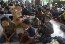 Photo of Fleeing ethnic persecution in Myanmar, more than 200 Rohingya refugees arrive in the Indonesian province of Aceh