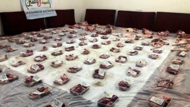 Photo of Australia-based Hussainiya of Al Yasin distributes sacrificial meat to poor families in Iran
