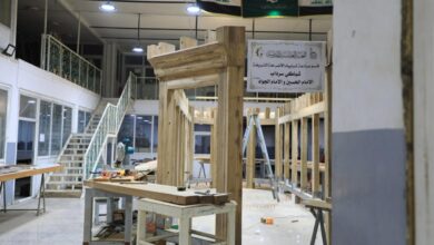 Photo of Imam Hussein Holy Shrine begins manufacturing holy grilles of Imam Hussein and al-Jawad basements