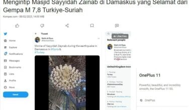 Photo of Shrine of Sayyeda Zainab miraculously survives massive earthquakes: Indonesian website writes