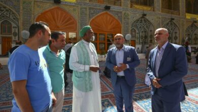 Photo of UNESCO’S Ambassador to Sudan visits Holy Shrine of Imam Ali in Najaf