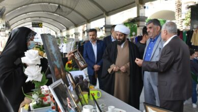 Photo of Secretary-General of Imam Hussein Media Group attends charity bazaar in holy Karbala