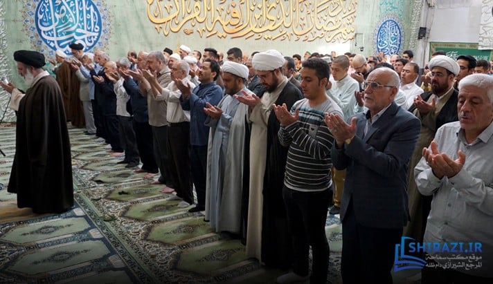 Honorable residence of Grand Ayatollah Shirazi hosts Eid al-Fitr prayer ...