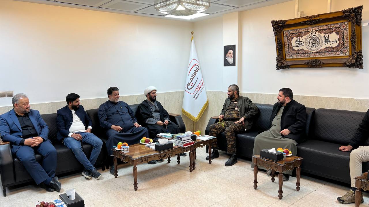 Al-Abbas Combat Division Commander visits Imam Hussein Media Group ...