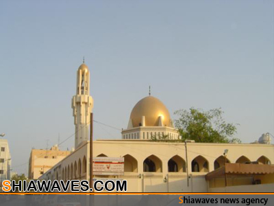 تصویر حمله به مسجد ومرقد عالم شیعی ” الشیخ میثم البحرانی” در بحرین