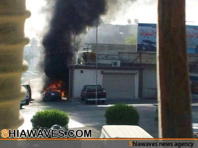 تصویر هجوم نیروهای امنیتی به منازل شیعیان عربستان