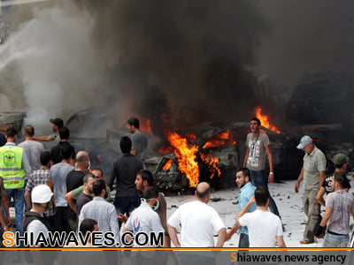 تصویر انفجارهای پی در پی در بغداد پایتخت عراق