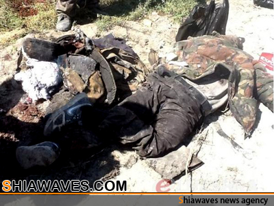 تصویر هلاکت 500 تروریست تکفیری در نزدیکی منطقه زینبیه