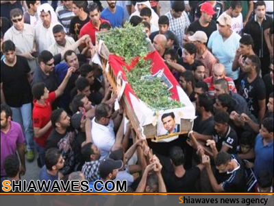 تصویر پایان خونبار مراسم تشییع در بحرین