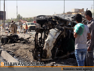 تصویر انفجارهای تروریستی در مناطق شیعه نشین بغداد