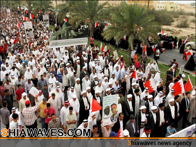 تصویر تظاهرات در مناطق مختلف بحرین