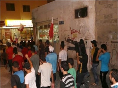 تصویر تظاهرات آزادی زندانیان سیاسی در بحرین