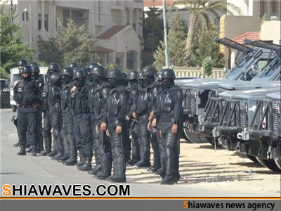 تصویر ورود نظامیان اردنی به خاک بحرین