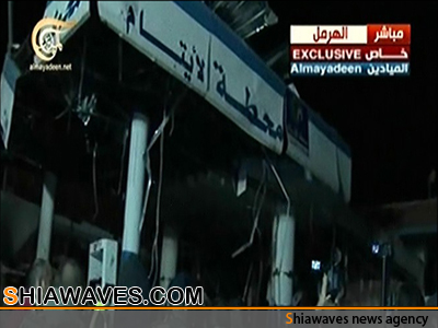 تصویر انفجار تروریستی در شهرشیعه نشین هرمل لبنان