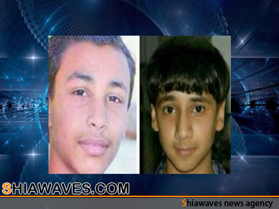 تصویر آزادی دو نوجوان شیعه از زندان های آل خلیفه