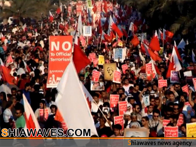 تصویر موج گسترده تظاهرات در روزهای آغازین چهارمین سال انقلاب بحرین