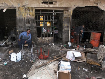 تصویر انفجارهای تروريستی در مناطق شیعه‌نشین بغداد