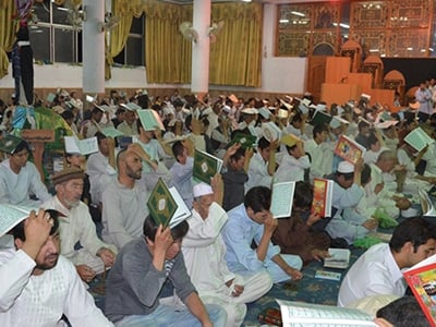 تصویر جلوه‌‌های عشق و ارادت مردم افغانستان به خدا و ائمه معصومین علیهم‌السلام