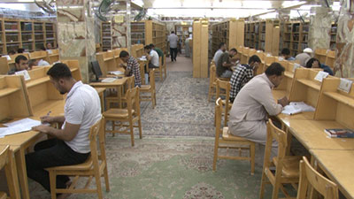 تصویر کتابخانه آستان قدس حسینی میزبان محققان در زمینه های مختلف
