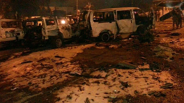 تصویر حملات خمپاره ای به زندان العداله کاظمین