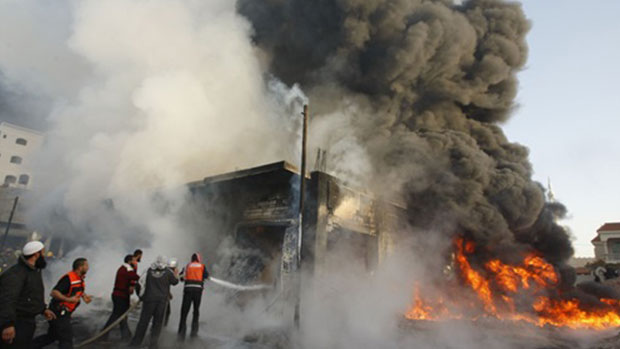 تصویر ادامه انفجار ها در بغداد و سکوت جوامع بشری