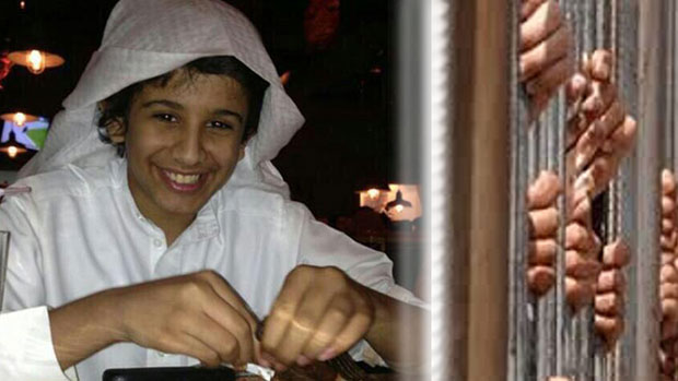 تصویر گذشت چهار ماه از حبس انفرادی نوجوان عربستانی
