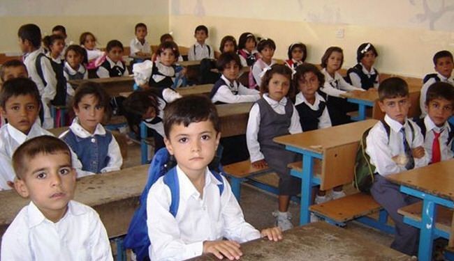 تصویر بازگشایی مجدد مدارس در استان صلاح الدین