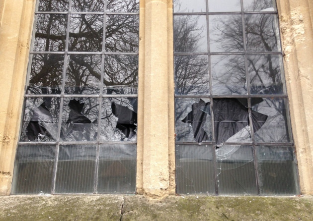 تصویر حمله اسلام‌ستیزان به مسجدی در شهر نوریچ انگلیس