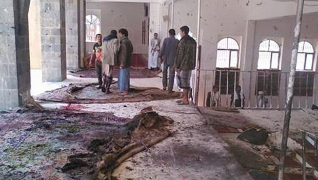 تصویر سه انفجار تروريستي در یمن