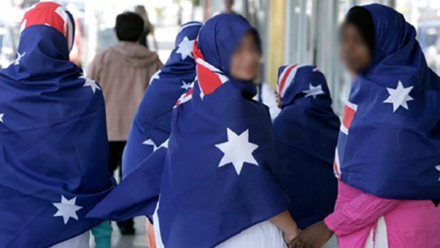 تصویر تجربه سه روز پوشش اسلامی، توسط زنان شهر داندنونگ استرالیا