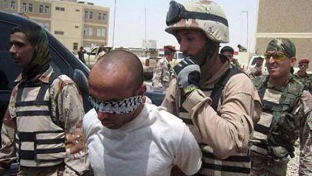 تصویر بازداشت گروه تبلیغاتی و رسانه ای داعش ، در بغداد