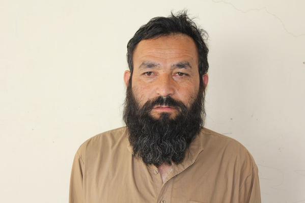 تصویر به دام افتادن یکی از فرماندهان طالبان، در شمال افغانستان