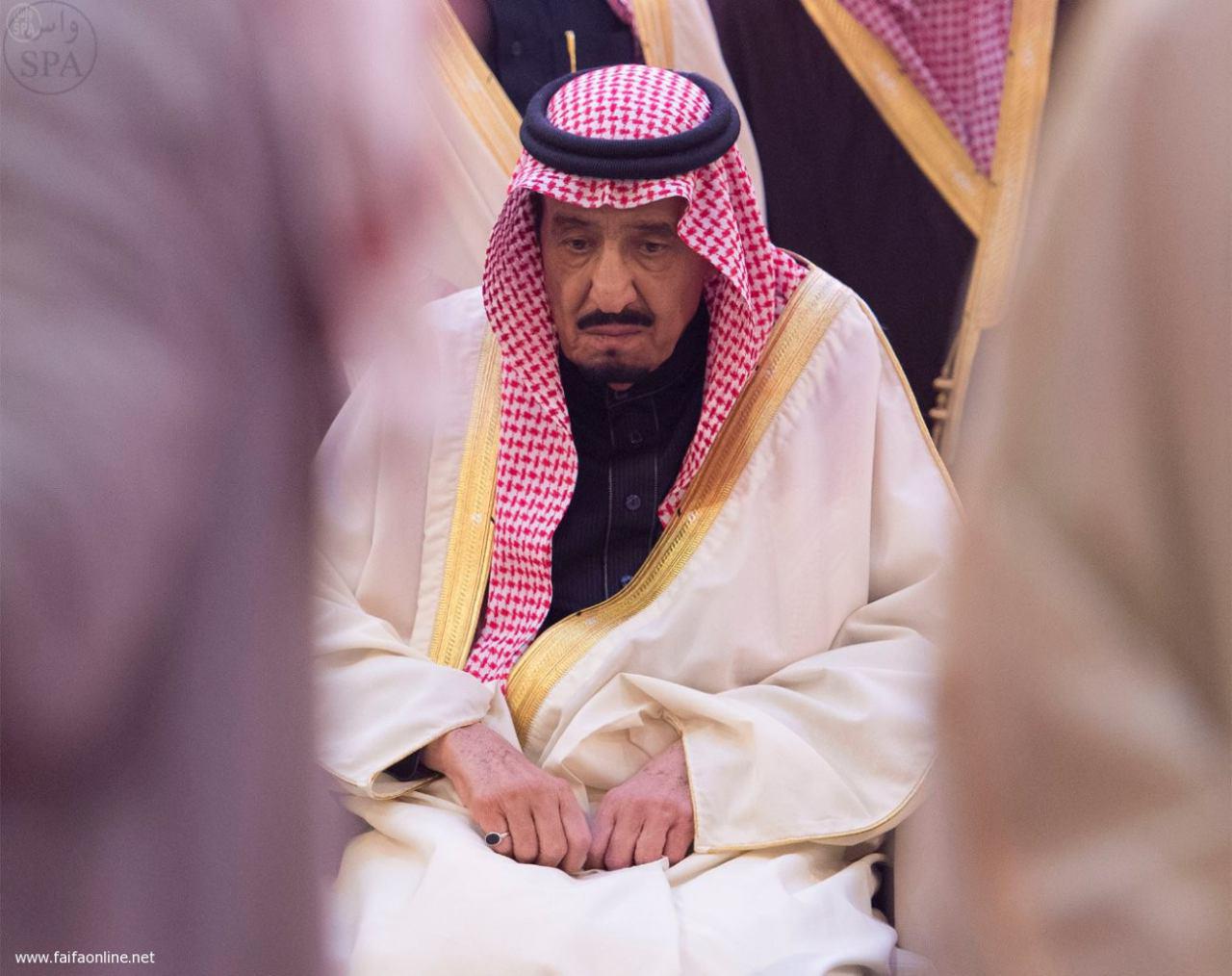 تصویر حال پادشاه عربستان وخیم است