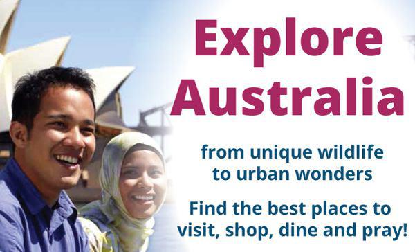 تصویر انتشار راهنمای ویژه گردشگران مسلمان، در استرالیا
