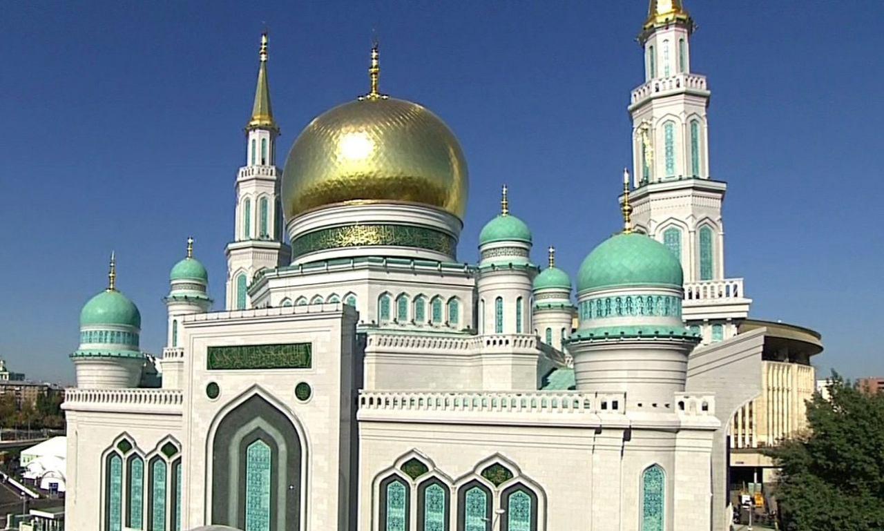 تصویر گشایش بزرگ ترین مسجد اروپا، در مسکو