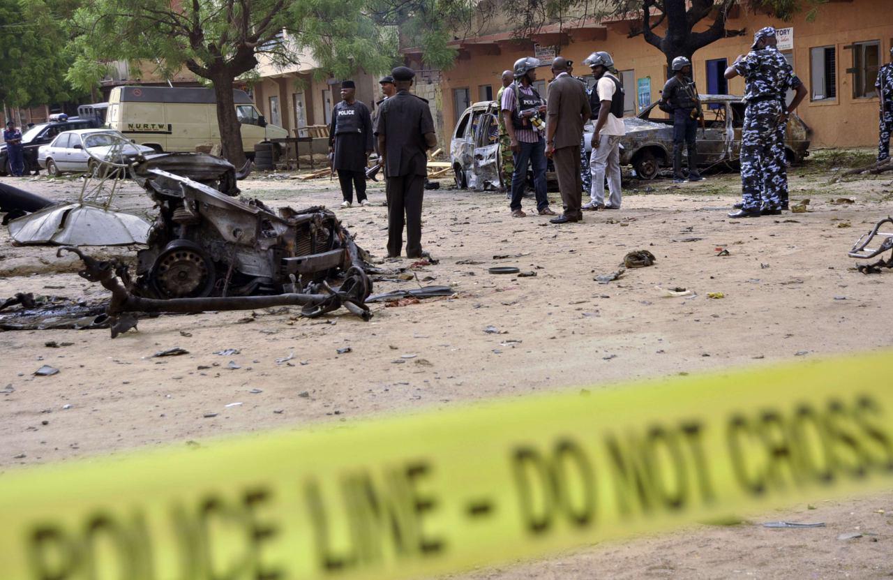 تصویر حمله انتحاری به مسجدی در شهر مایدوگوری نیجریه