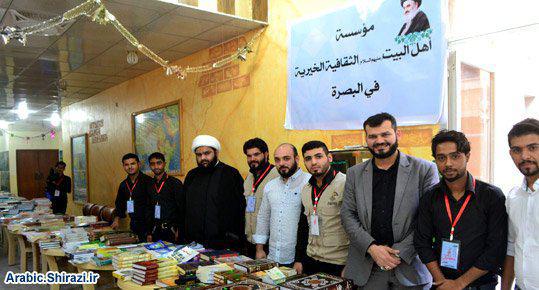 تصویر افتتاح نمایشگاه کتاب انوارالحسین علیه السلام در دانشگاه بصره