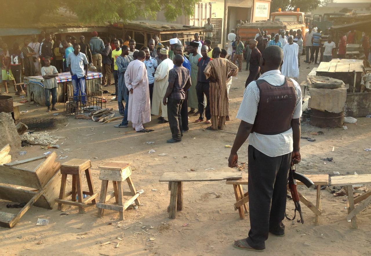 تصویر کشته و زخمی شدن حدود ۱۰۰ نفر در اثر انفجار تروریستی در نیجریه